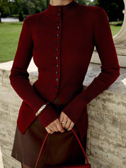 Single-Row Threaded Fastener Cardigan