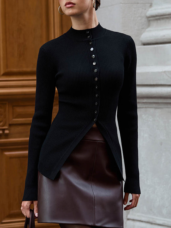 Single-Row Threaded Fastener Cardigan