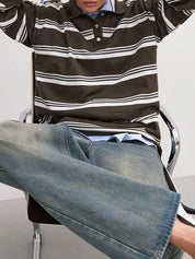 Lapel Knit Long Sleeve