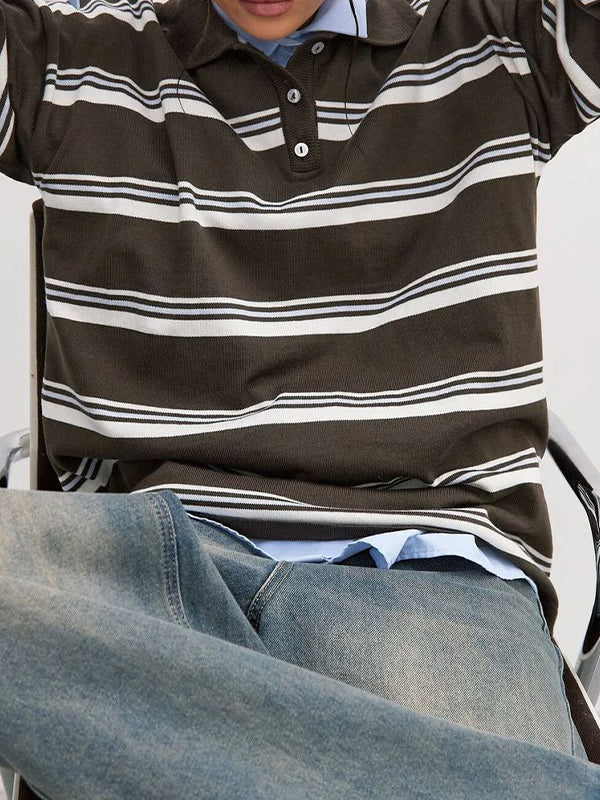 Lapel Knit Long Sleeve