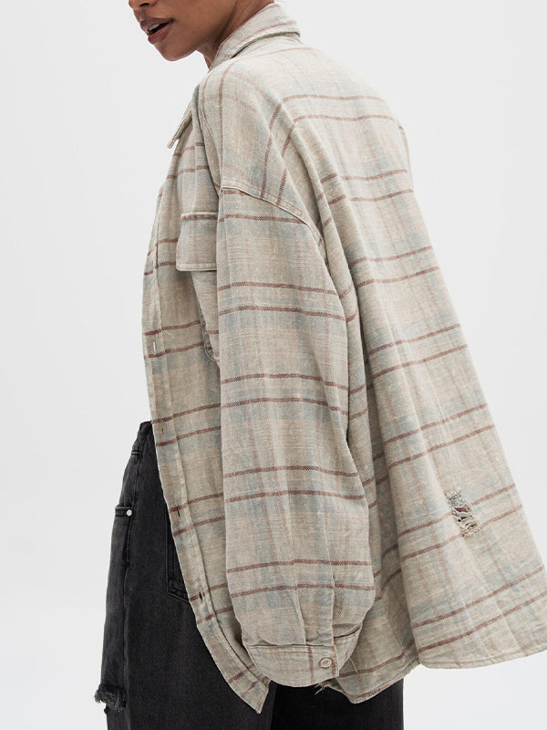 Vintage Distressed Brushed Finish Jacket