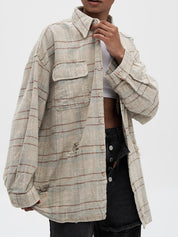 Vintage Distressed Brushed Finish Jacket