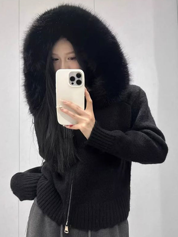 Splicing Zipper Jacket