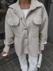 Solid-Coloured Casual Wear Jacket