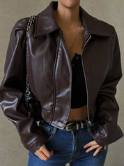 Retro-Inspired Lapel Jacket