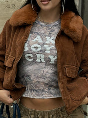 Fleece-Lined Corduroy Jacket