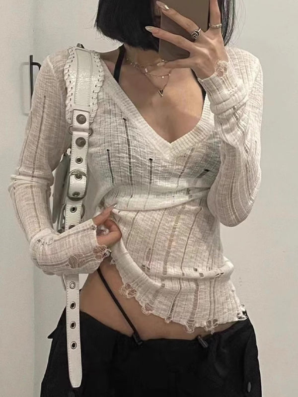 Spicy Girl Lace-Up Long Sleeve