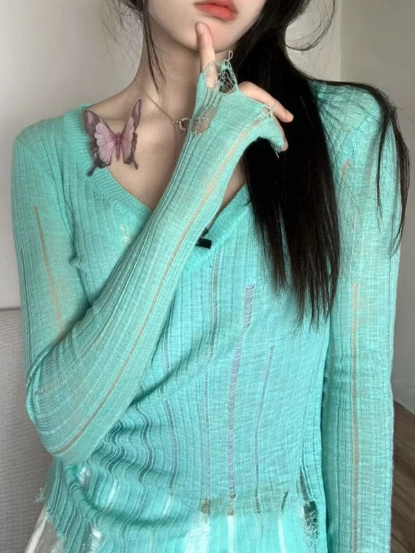 Spicy Girl Lace-Up Long Sleeve