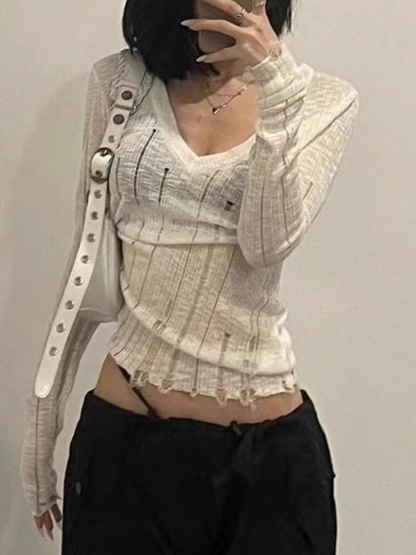 Spicy Girl Lace-Up Long Sleeve