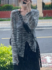 Lace-Up Outerwear Long Sleeve