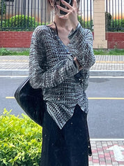 Lace-Up Outerwear Long Sleeve