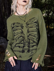 Skeletal Individuality Trend Long Sleeve