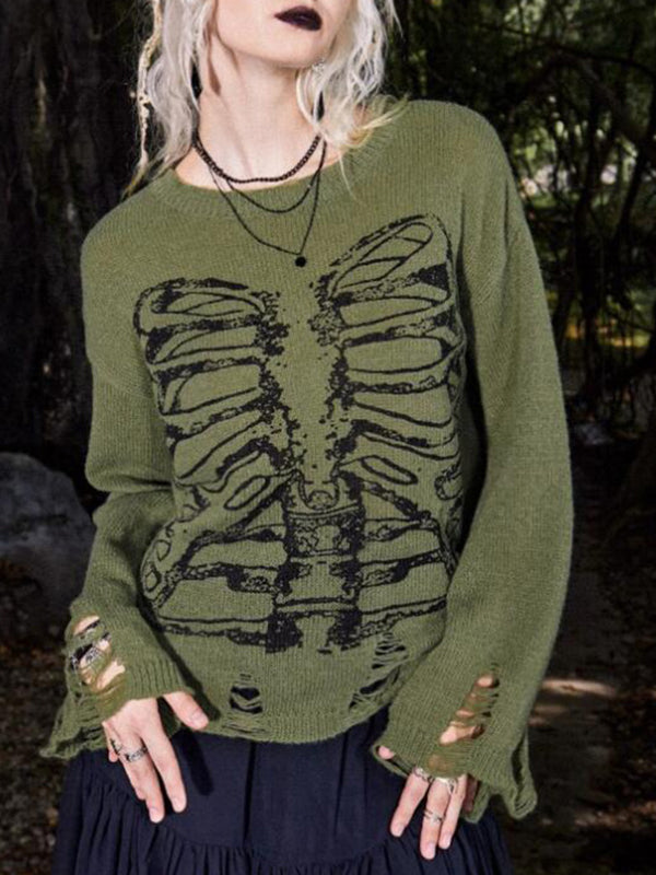 Skeletal Individuality Trend Long Sleeve