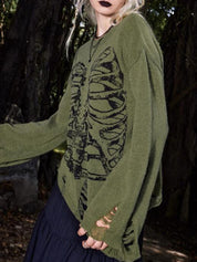 Skeletal Individuality Trend Long Sleeve