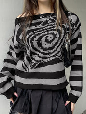 Dark Fashion Pentagram Long Sleeve