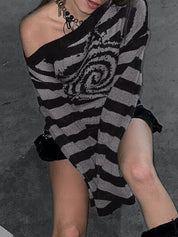 Dark Fashion Pentagram Long Sleeve