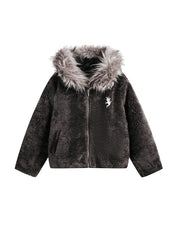 Portrait Embroidery Print Jacket