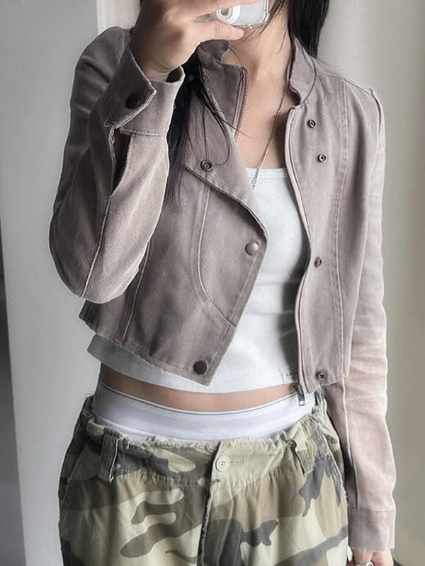 Suede Motorcycle Jacket