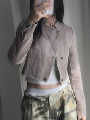 Suede Motorcycle Jacket