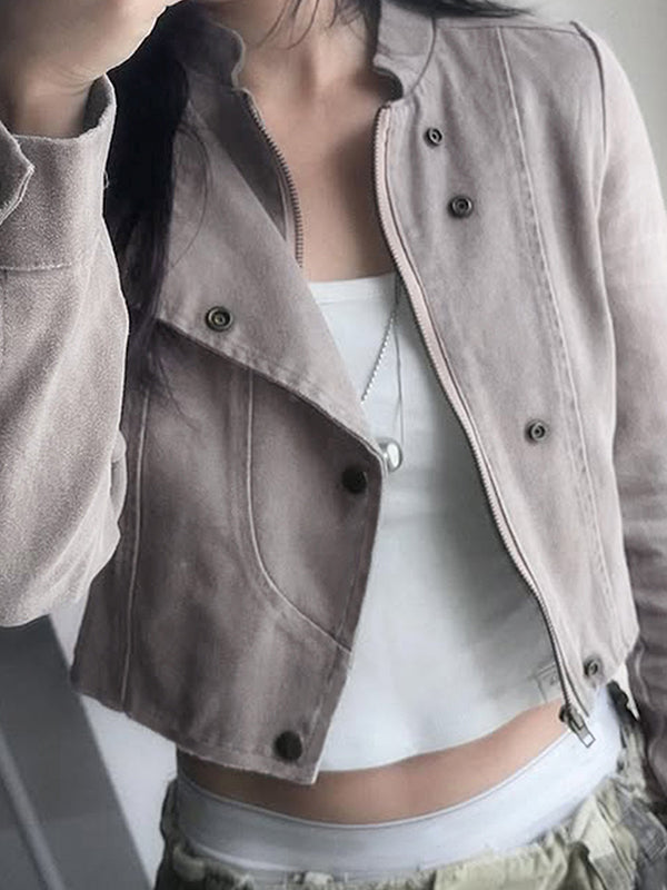 Suede Motorcycle Jacket