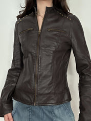 Zipper Leather Jacket