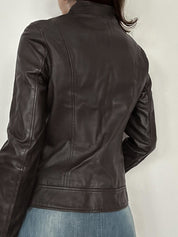 Zipper Leather Jacket