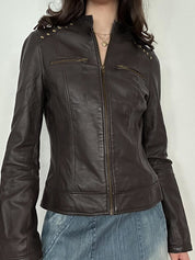 Zipper Leather Jacket