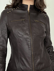 Zipper Leather Jacket