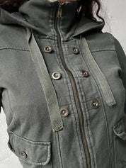 Button Decoration Jacket