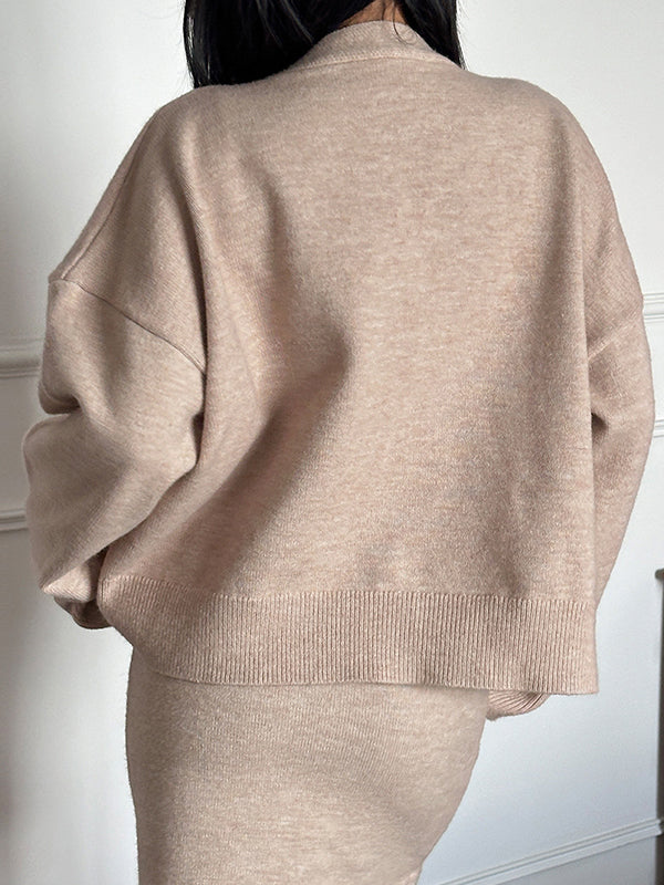 V-Neck Pocket Cardigan