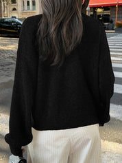 Casual Minimalist Button Cardigan