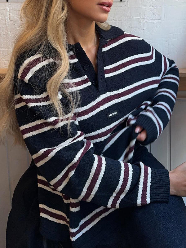 Retro-Style Stripes Long Sleeve