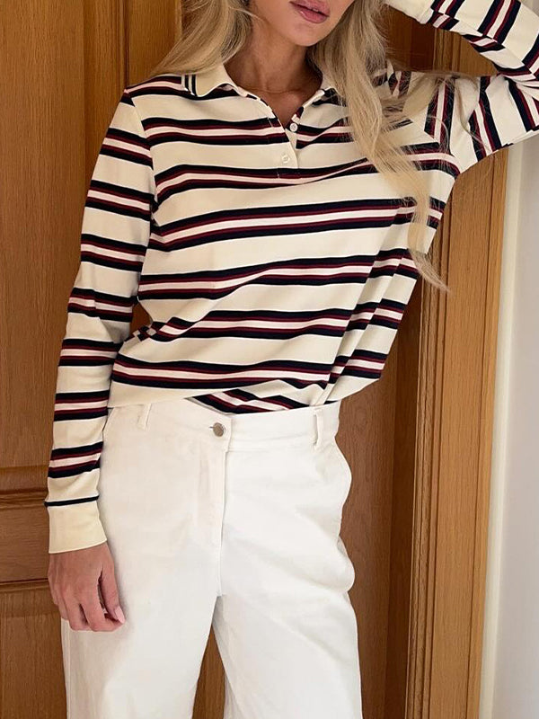 Retro-Style Stripes Long Sleeve