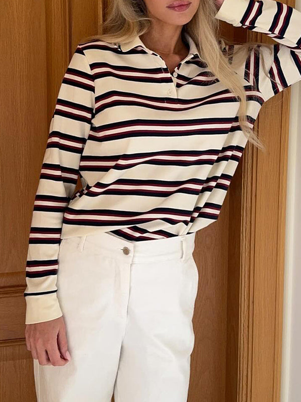 Retro-Style Stripes Long Sleeve
