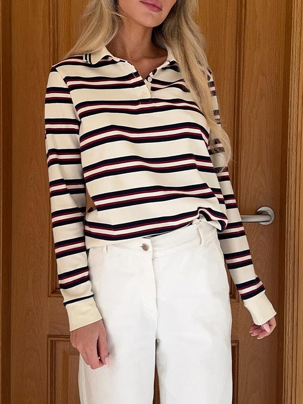 Retro-Style Stripes Long Sleeve
