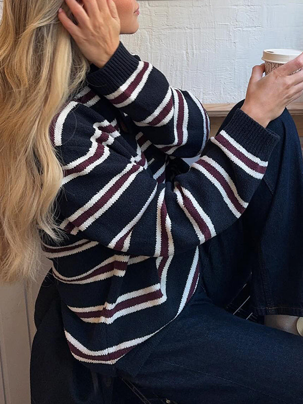 Retro-Style Stripes Long Sleeve