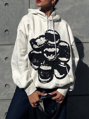 Mouth Print Hoodie