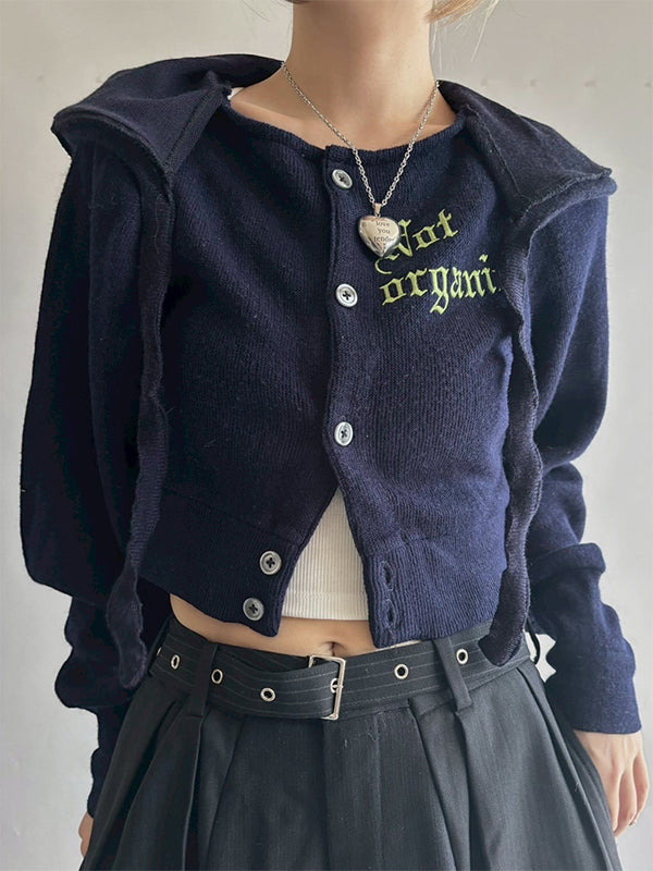 Retro-Inspired Knitwear Jacket