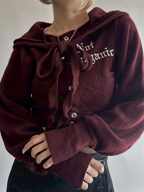 Retro-Inspired Knitwear Jacket