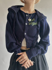 Retro-Inspired Knitwear Jacket