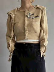 Retro-Inspired Knitwear Jacket