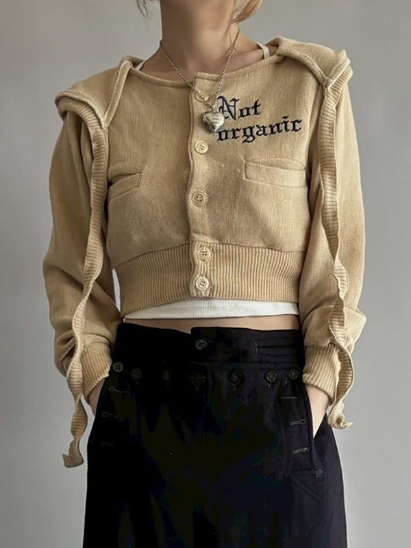 Retro-Inspired Knitwear Jacket