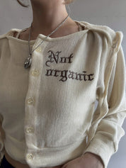 Retro-Inspired Knitwear Jacket