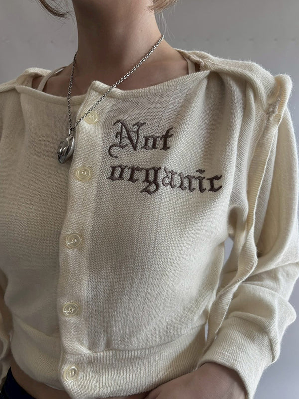 Retro-Inspired Knitwear Jacket