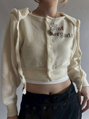 Retro-Inspired Knitwear Jacket