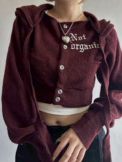 Retro-Inspired Knitwear Jacket