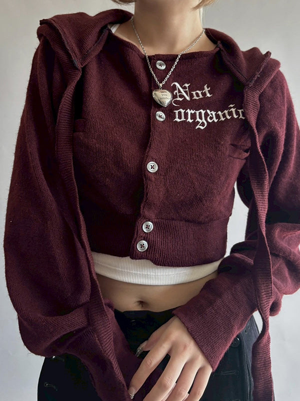 Retro-Inspired Knitwear Jacket