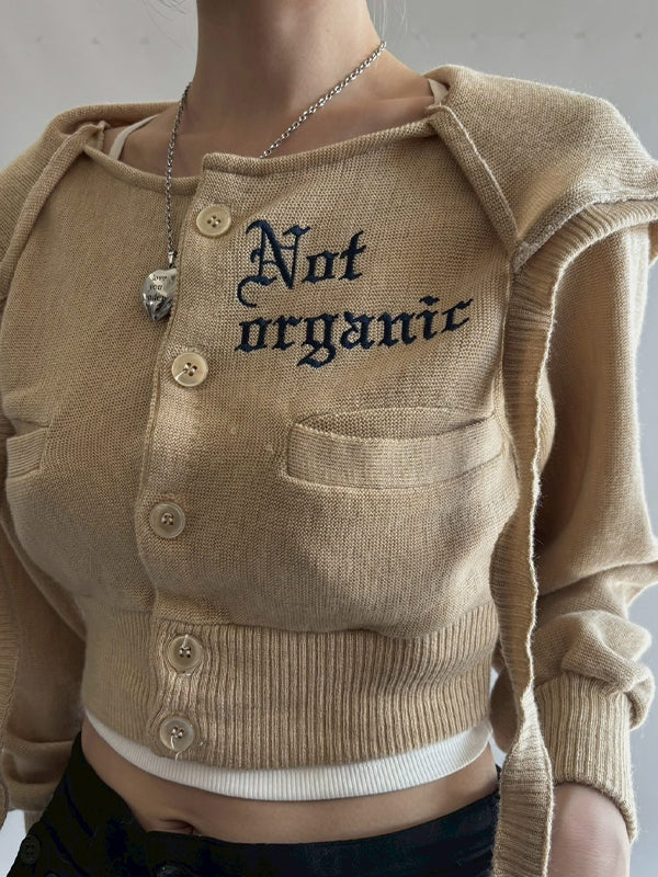 Retro-Inspired Knitwear Jacket