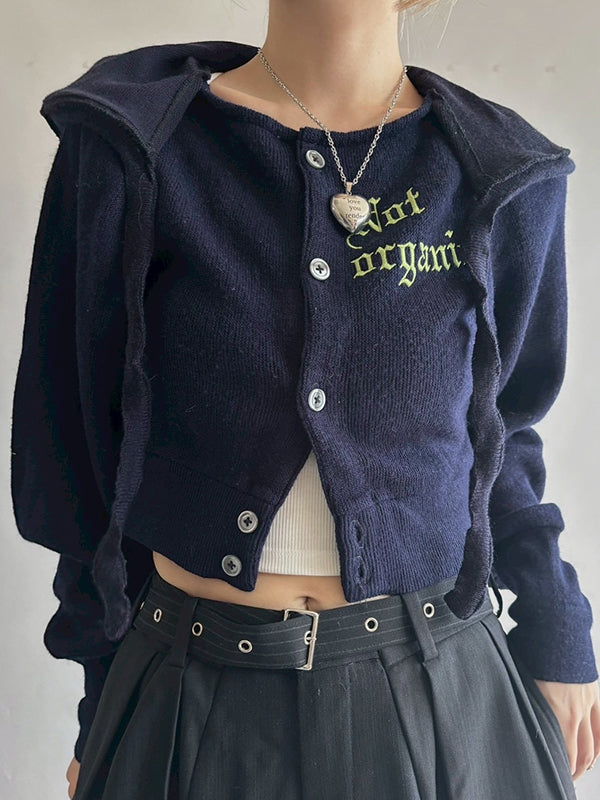 Retro-Inspired Knitwear Jacket