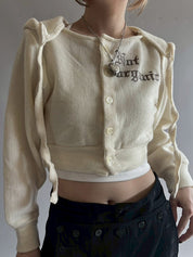 Retro-Inspired Knitwear Jacket